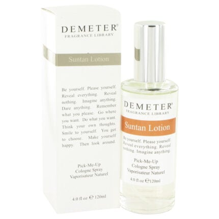 Demeter Suntan Lotion By Demeter - Cologne Spray 4 Oz