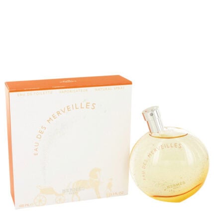 Eau Des Merveilles By Hermes - Eau De Toilette Spray 3.4 Oz