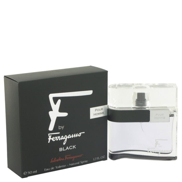 F Black By Salvatore Ferragamo - Eau De Toilette Spray 1.7 Oz