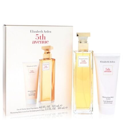 5Th Avenue By Elizabeth Arden - Gift Set -- 4.2 Oz Eau De Parfum Spray + 3.3 Oz Body Lotion