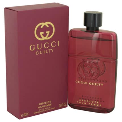 Gucci Guilty Absolute By Gucci - Eau De Parfum Spray 3 Oz