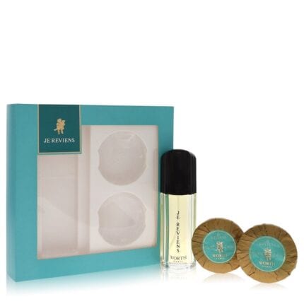 Je Reviens By Worth - Gift Set -- 1.7 Oz Eau De Toilette Spray + 2 X 2.6 Oz Soap