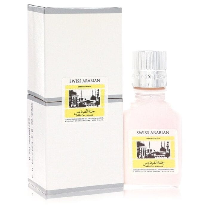 Jannet El Firdaus By Swiss Arabian - Concentrated Perfume Oil Free From Alcohol (Unisex White Attar) .30 Oz