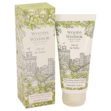 Lily Of The Valley (Woods Of Windsor) By Woods Of Windsor - Nourishing Hand Cream 3.4 Oz