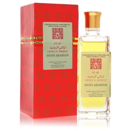Layali El Rashid By Swiss Arabian - Concentrated Perfume Oil Free From Alcohol (Unisex) 3.2 Oz