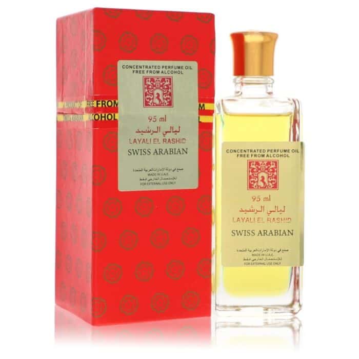 Layali El Rashid By Swiss Arabian - Concentrated Perfume Oil Free From Alcohol (Unisex) 3.2 Oz