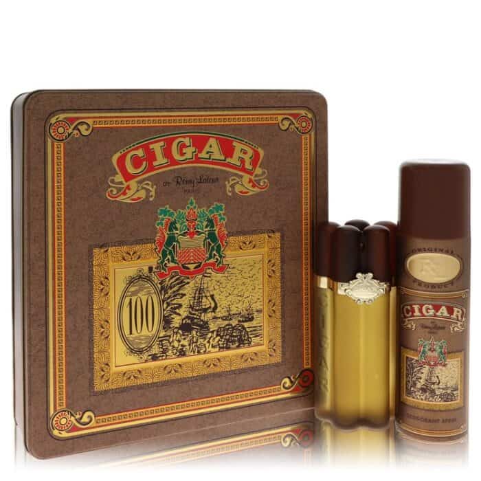 Cigar By Remy Latour - Gift Set -- 3.3 Oz Eau De Toilette Spray + 6.6 Oz Deodorant