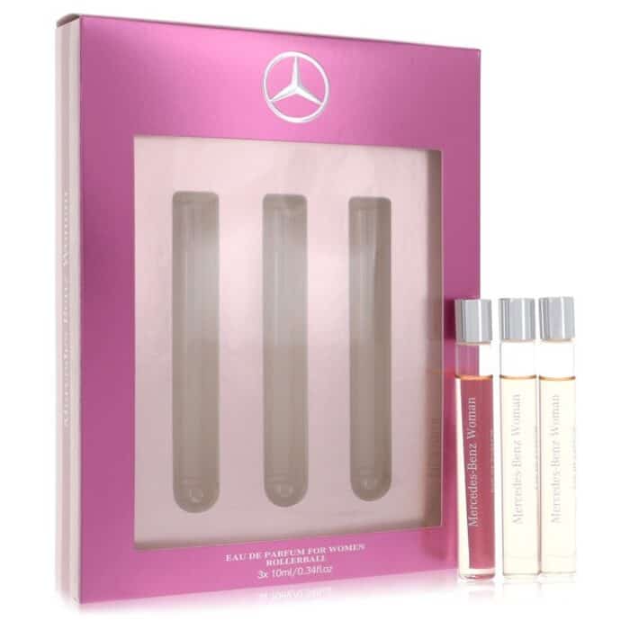 Mercedes Benz By Mercedes Benz - Gift Set -- 3 X .34 Oz Eau De Parfum Rollerballs