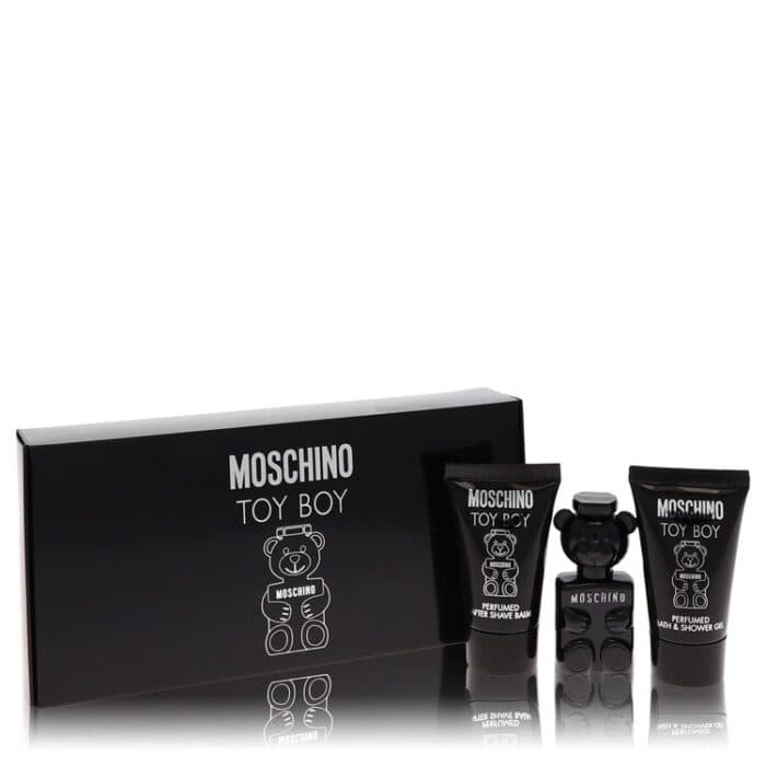 Moschino Toy Boy By Moschino - Gift Set -- .17 Oz Mini EDP + .8 Oz Shower Gel + .8 Oz After Shave Balm