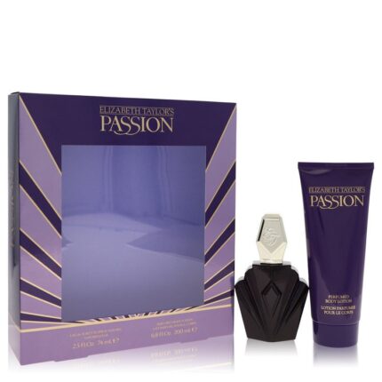 Passion By Elizabeth Taylor - Gift Set -- 2.5 Oz Eau De Toilette Spray + 6.8 Oz Body Lotion