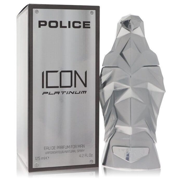 Police Icon Platinum By Police Colognes - Eau De Parfum Spray 4.2 Oz