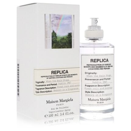 Replica When The Rain Stops By Maison Margiela - Eau De Toilette Spray (Unisex) 3.4 Oz