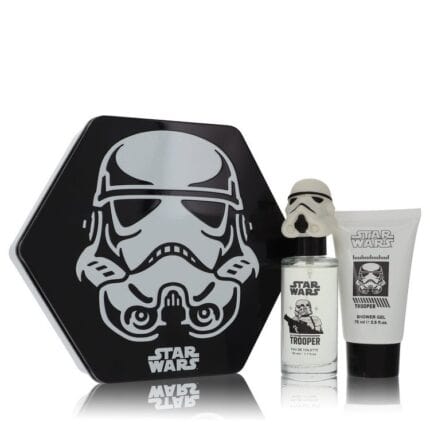 Star Wars Stormtrooper 3D By Disney - Gift Set -- 1.7 Oz Eau De Toilette Spray + 2.5 Oz Shower Gel