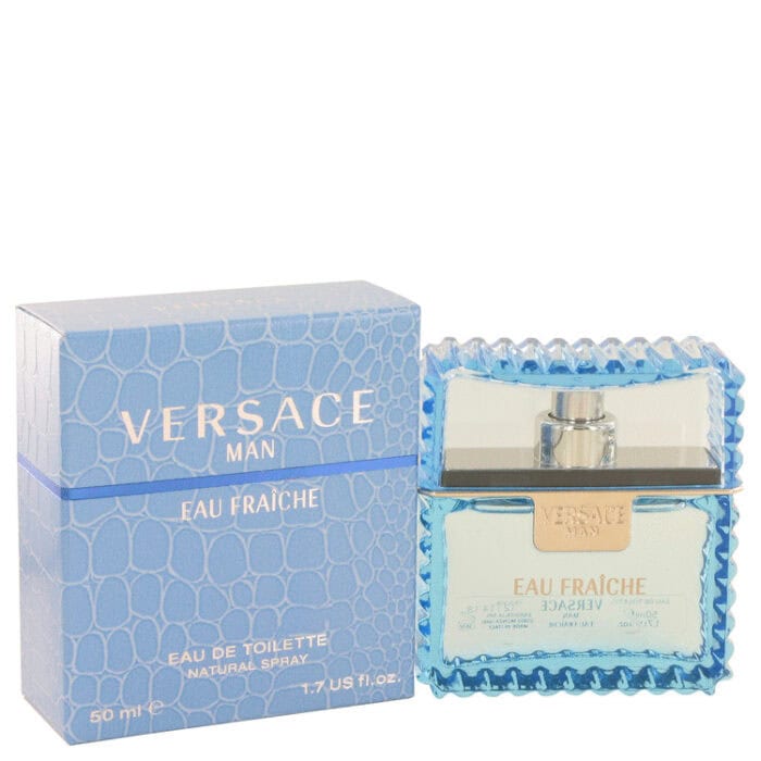 Versace Man By Versace - Eau Fraiche Eau De Toilette Spray (Blue) 1.7 Oz