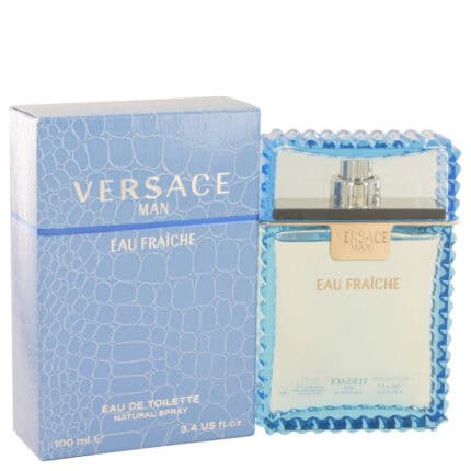 Versace Man By Versace - Eau Fraiche Eau De Toilette Spray (Blue) 3.4 Oz