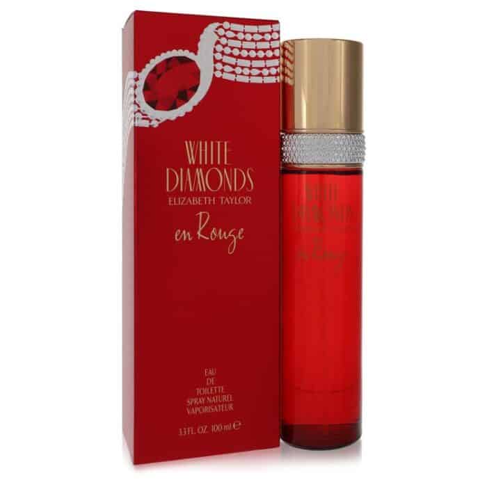 White Diamonds En Rouge By Elizabeth Taylor - Eau De Toilette Spray 3.3 Oz