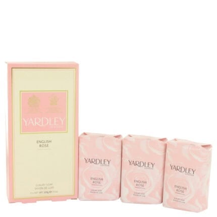 English Rose Yardley By Yardley London - 3 X 3.5 Oz Luxury Soap 3.5 Oz