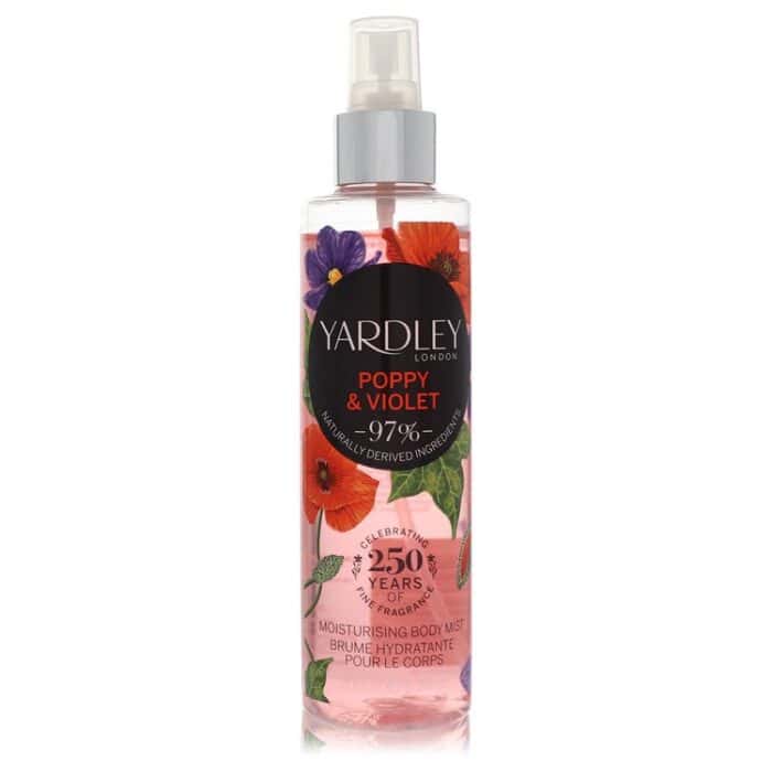 Yardley Poppy & Violet By Yardley London - Body Mist 6.8 Oz