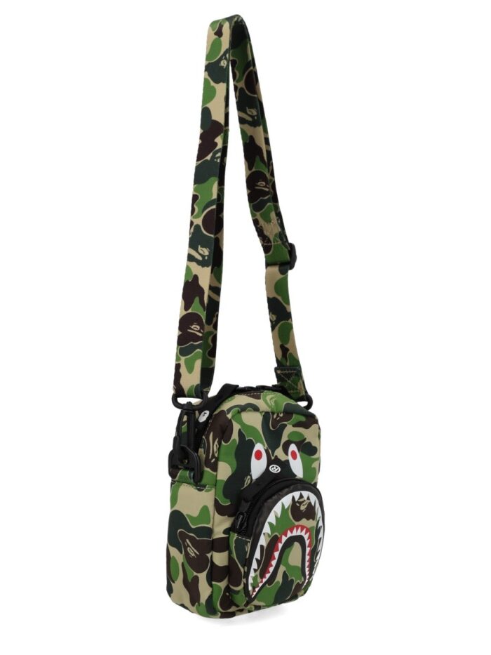 A BATHING APE BORSA "ABC CAMO SHARK" MINI