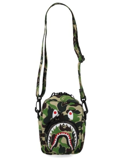 A BATHING APE BORSA "ABC CAMO SHARK" MINI