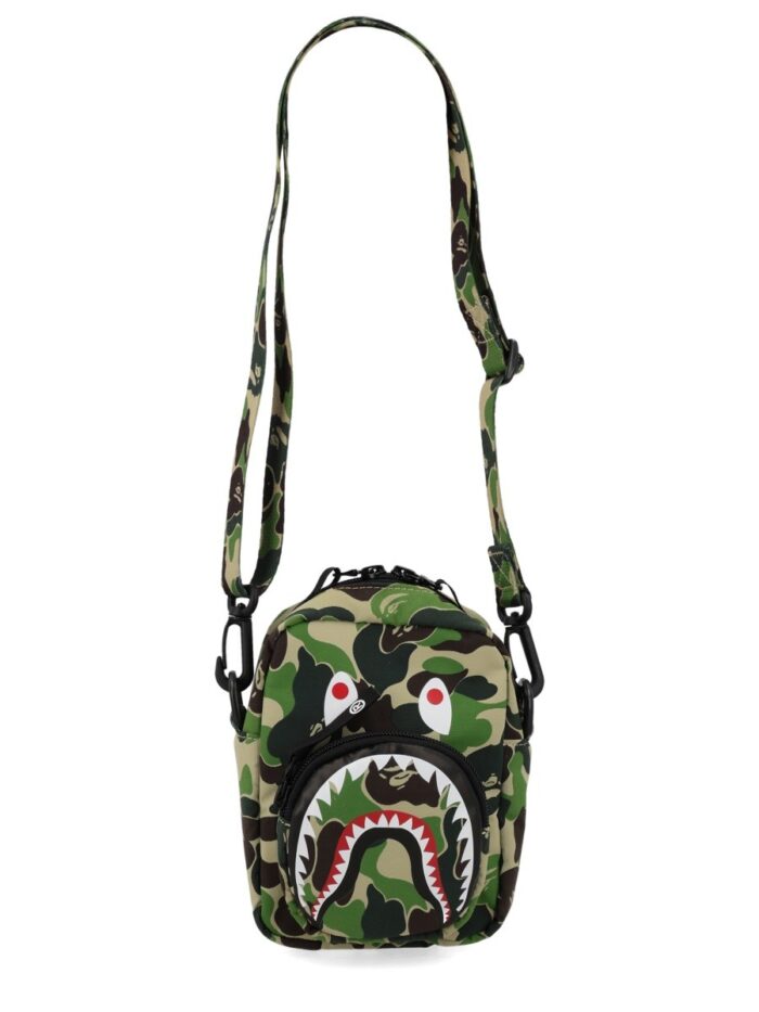 A BATHING APE BORSA "ABC CAMO SHARK" MINI