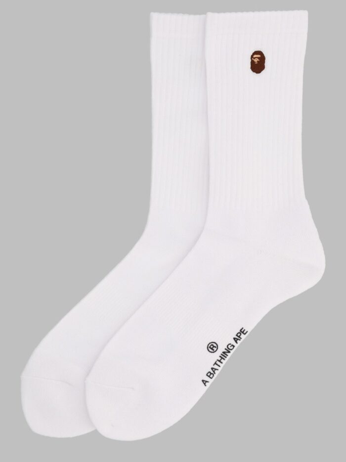 A BATHING APE CALZINI CON LOGO