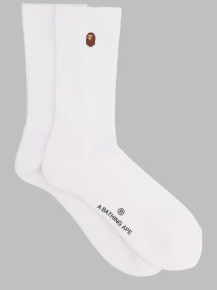 A BATHING APE CALZINI CON LOGO