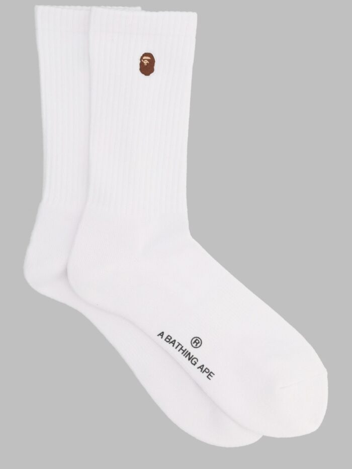 A BATHING APE CALZINI CON LOGO
