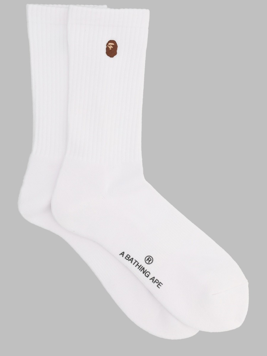 A BATHING APE CALZINI CON LOGO