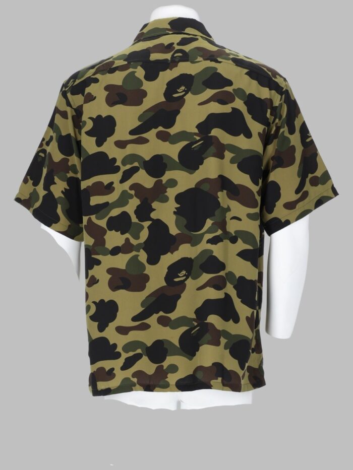 A BATHING APE CAMICIA CON PATCH LOGO