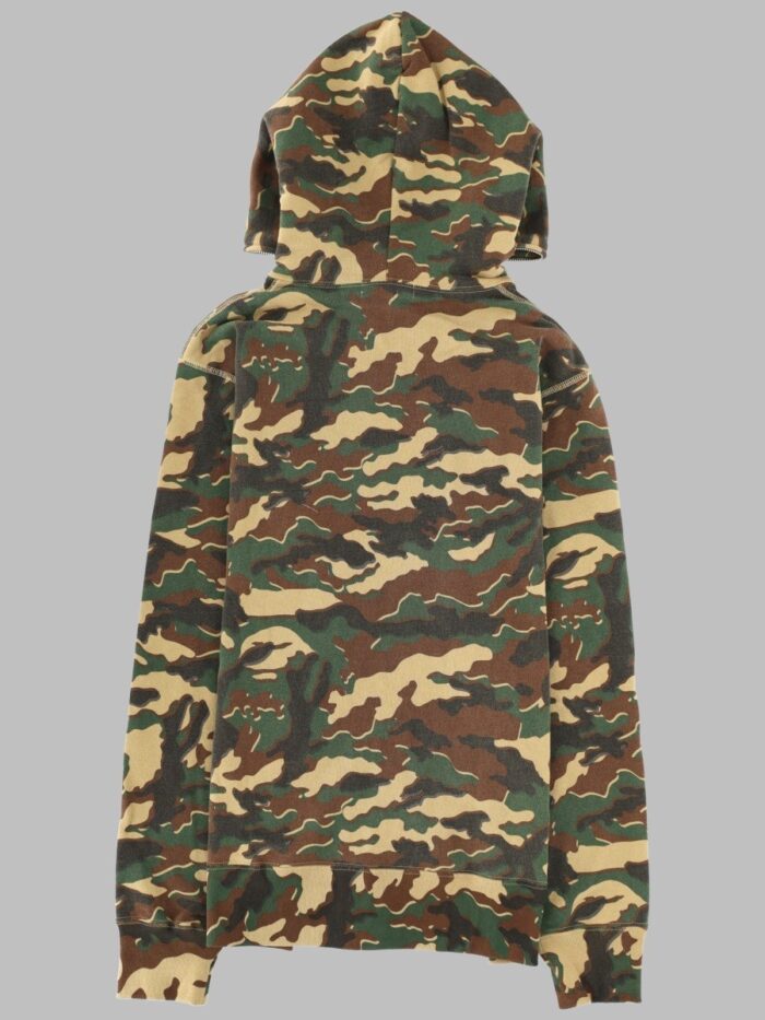 A BATHING APE FELPA "GLITCH WOODLAND" CON CAPPUCCIO