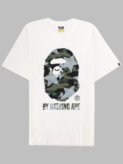 A BATHING APE T-SHIRT CON STAMPA