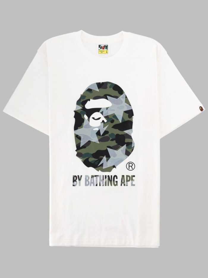 A BATHING APE T-SHIRT CON STAMPA