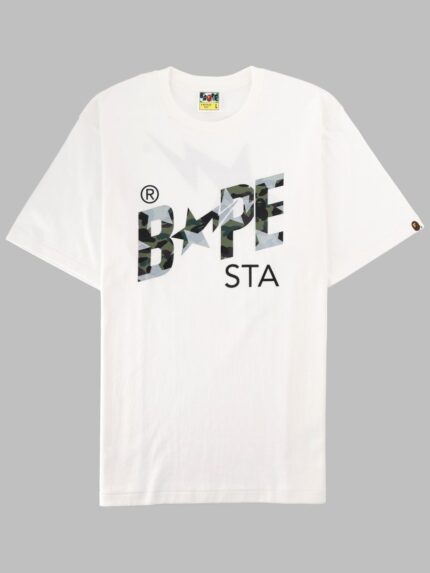 A BATHING APE T-SHIRT CON STAMPA