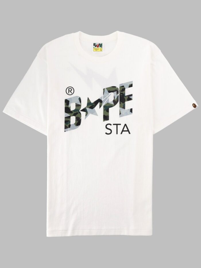 A BATHING APE T-SHIRT CON STAMPA