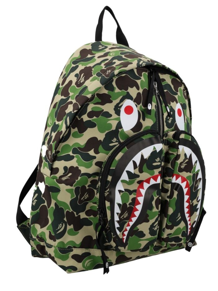 A BATHING APE ZAINO "ABC CAMO SHARK DAYPACK"