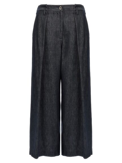 Brunello Cucinelli 'A-line Pleated' Pants