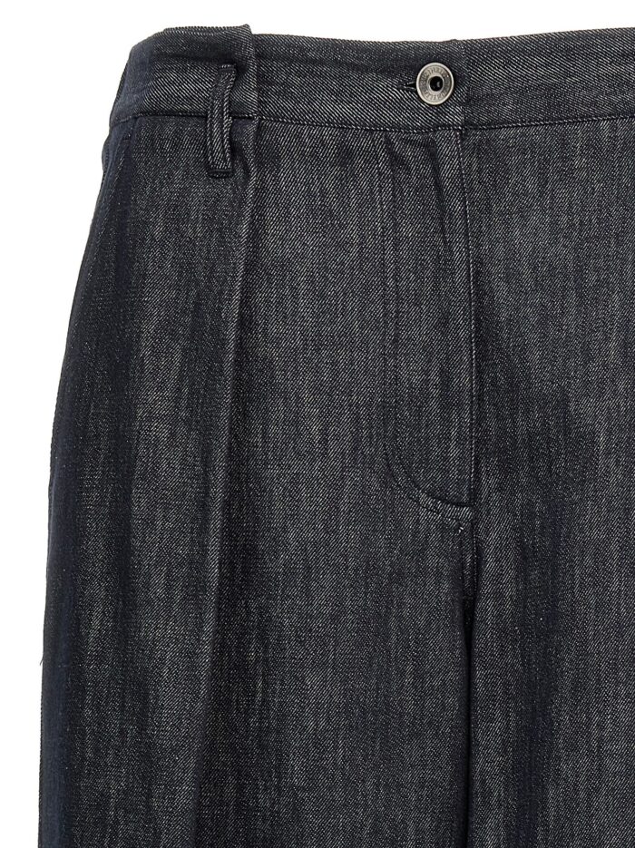 Brunello Cucinelli 'A-line Pleated' Pants
