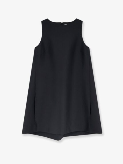 Balenciaga A-line Silk Mini Dress