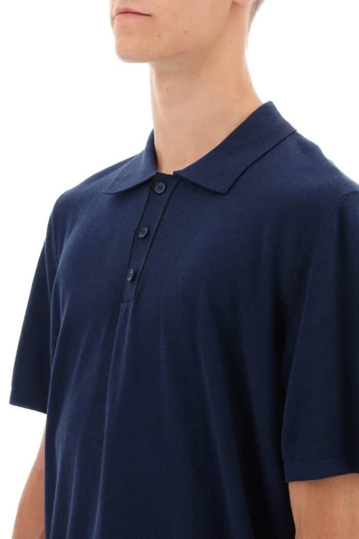 A.P.C. A.p.c. 'jacky' Knitted Cotton Polo Shirt