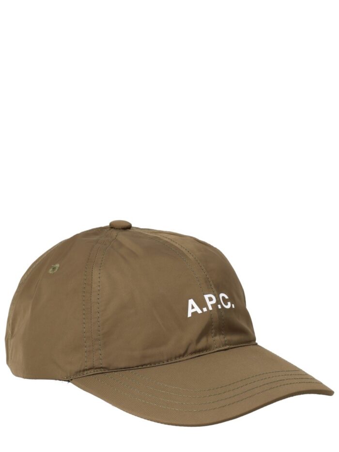 a.p.c. baseball cap with logo A.P.C. BASEBALL CAP WITH LOGO