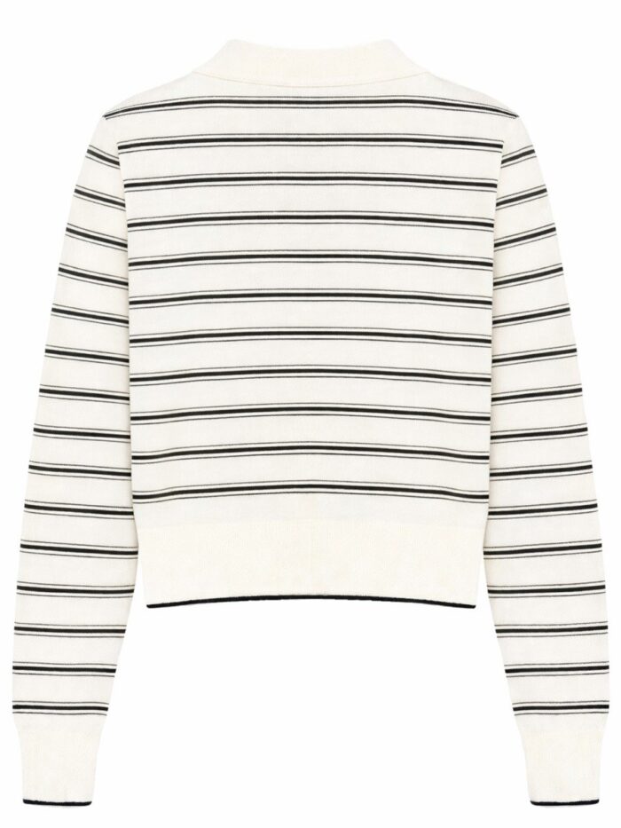 A.P.C. CARDIGAN WITH POLO COLLAR