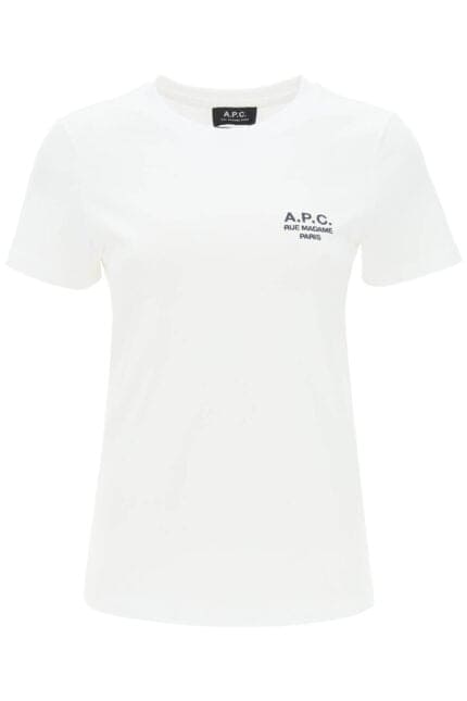 A.P.C. Denise T-shirt With Logo Embroidery