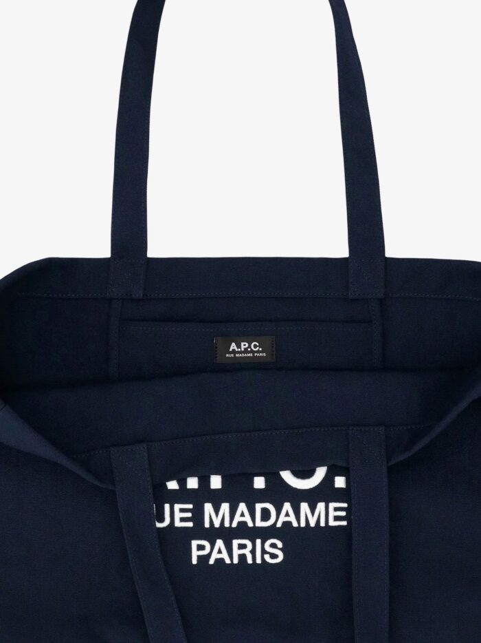A.P.C. Diane Rue Madame Canvas Shopping Bag