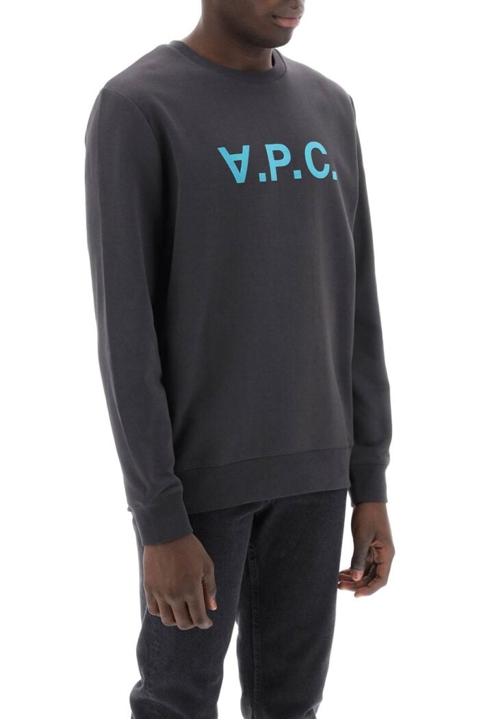 A.P.C. Flock V.p.c. Logo Sweatshirt