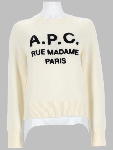 A.P.C. MAGLIA "ALISSA" CON LOGO
