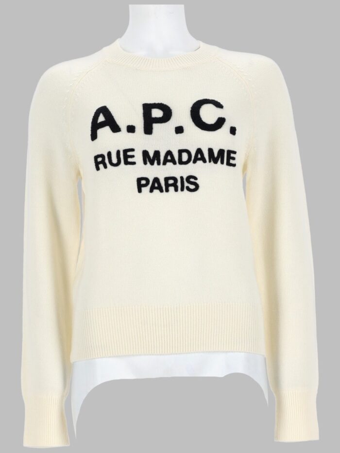 A.P.C. MAGLIA "ALISSA" CON LOGO
