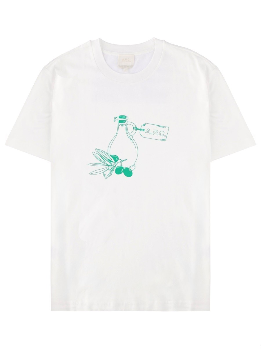 A.P.C. "OLIVE OIL" T-SHIRT