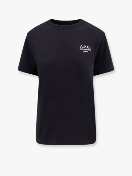 A.P.C. Organic Cotton T-shirt With Logo Embroidery