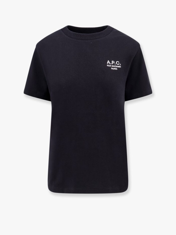 A.P.C. Organic Cotton T-shirt With Logo Embroidery